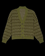 The Great. Sweaters | The Slouch Cardigan. Army Paisley - Women