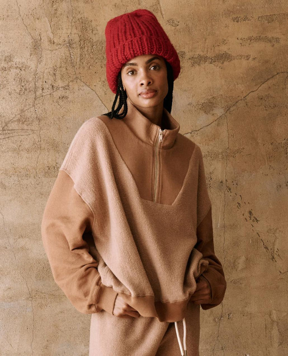 The Great. Sweaters | The Slouch Trail Sweatshirt. Fawn - Women