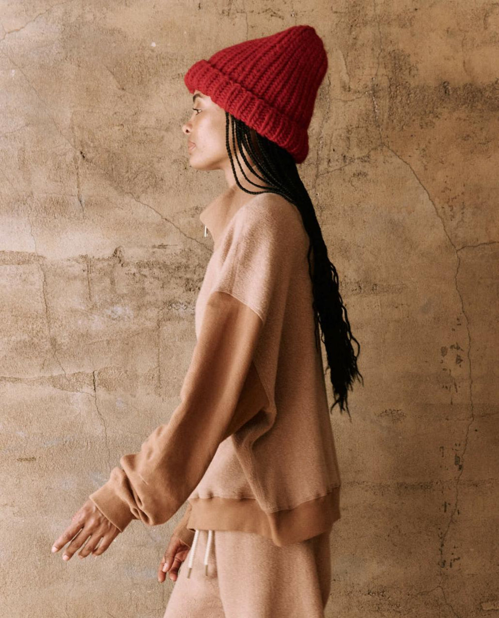 The Great. Sweaters | The Slouch Trail Sweatshirt. Fawn - Women