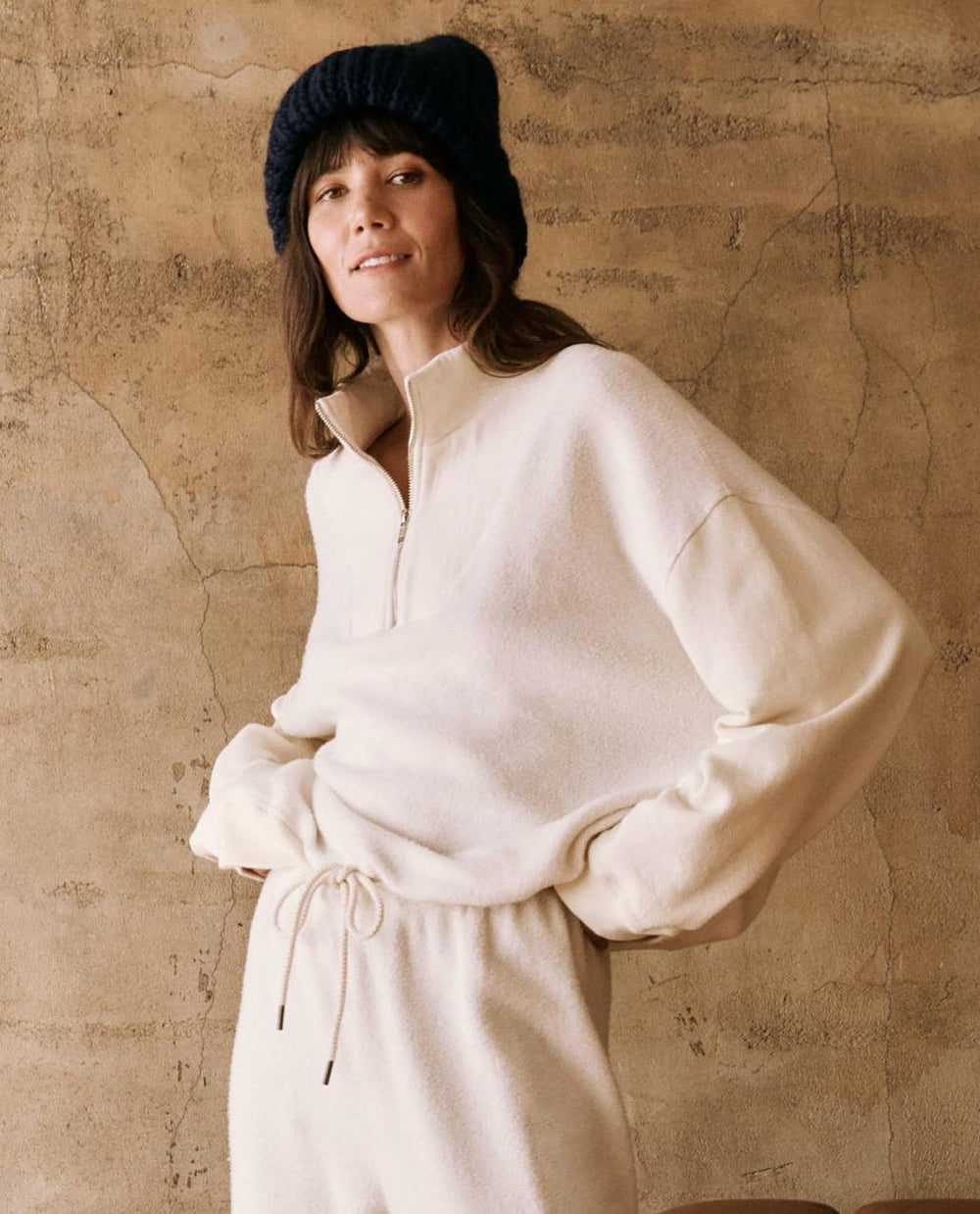 The Great. Sweaters | The Slouch Trail Sweatshirt. Washed White - Women