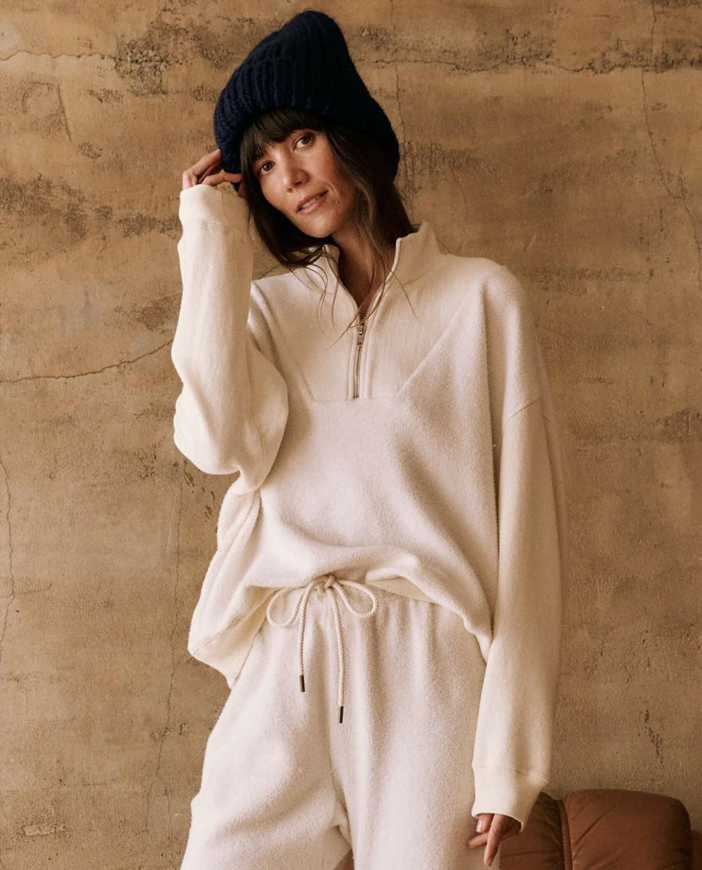 The Great. Sweaters | The Slouch Trail Sweatshirt. Washed White - Women