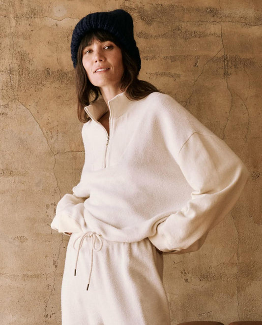 The Great. Sweaters | The Slouch Trail Sweatshirt. Washed White - Women