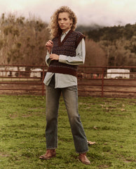 The Great. Sweaters | The Sweater Vest. Driftwood Paisley - Women