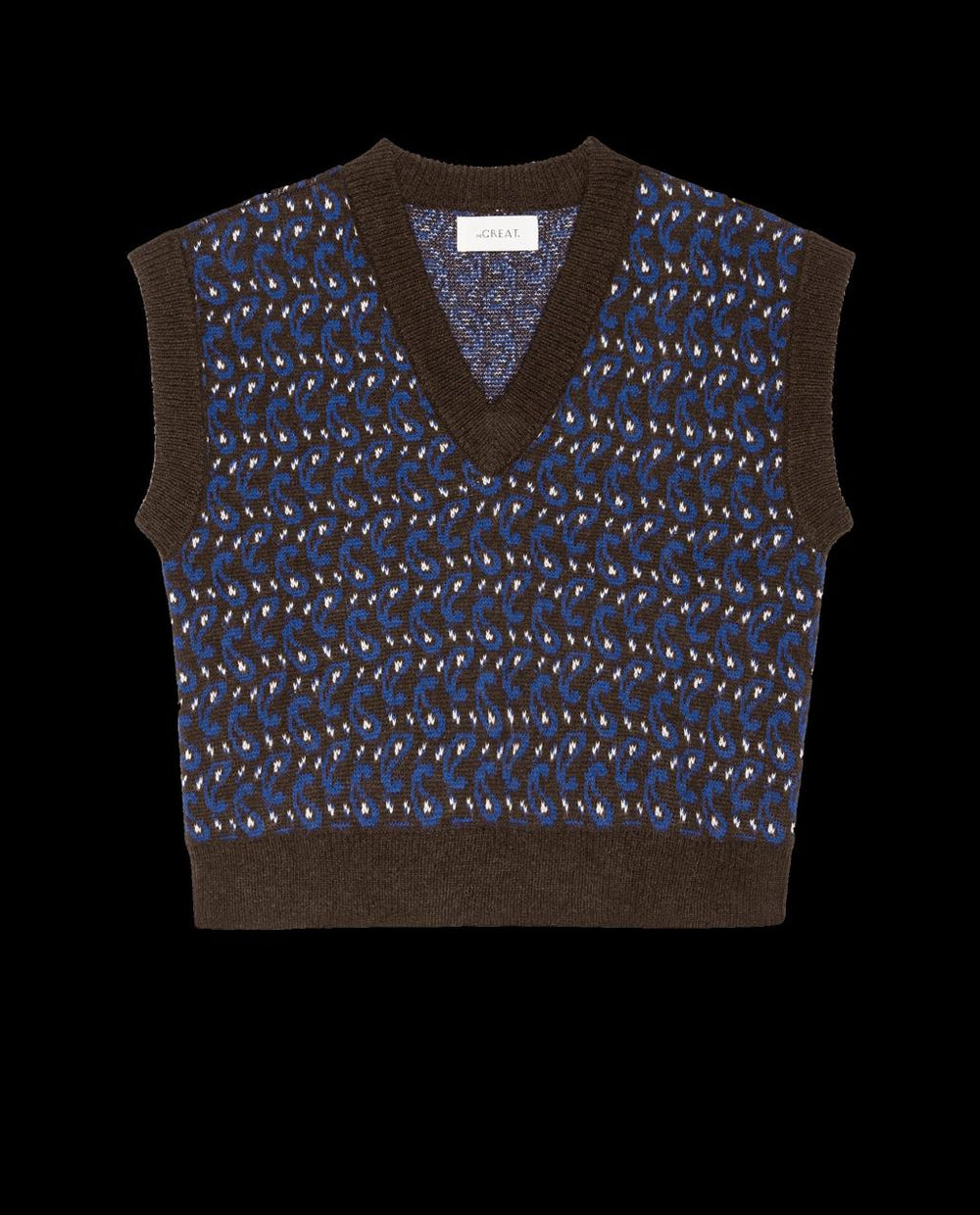 The Great. Sweaters | The Sweater Vest. Driftwood Paisley - Women