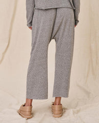 The Great. Sweatpants | The Jersey Crop. Heather Grey - Women