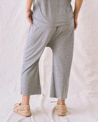 The Great. Sweatpants | The Jersey Crop. Heather Grey - Women
