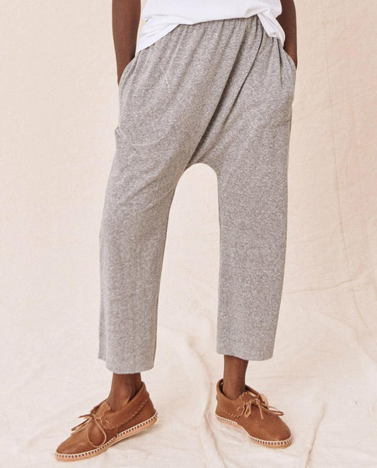 The Great. Sweatpants | The Jersey Crop. Heather Grey - Women