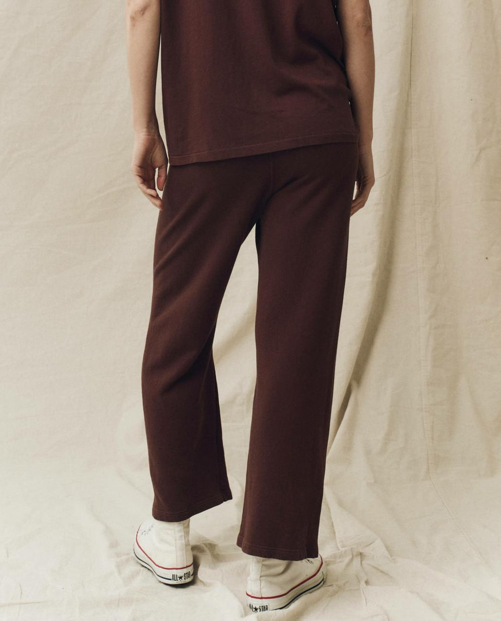 The Great. Sweatpants | The Lap Sweatpant. Solid Toasted Walnut - Women