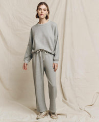 The Great. Sweatpants | The Lap Sweatpant. Solid Varsity Grey - Women