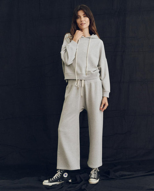 The Great. Sweatpants | The Relay Sweatpant. Solid Lofty Heather Grey - Women