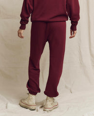 The Great. Sweatpants | The Stadium Sweatpant. Solid Plum - Women
