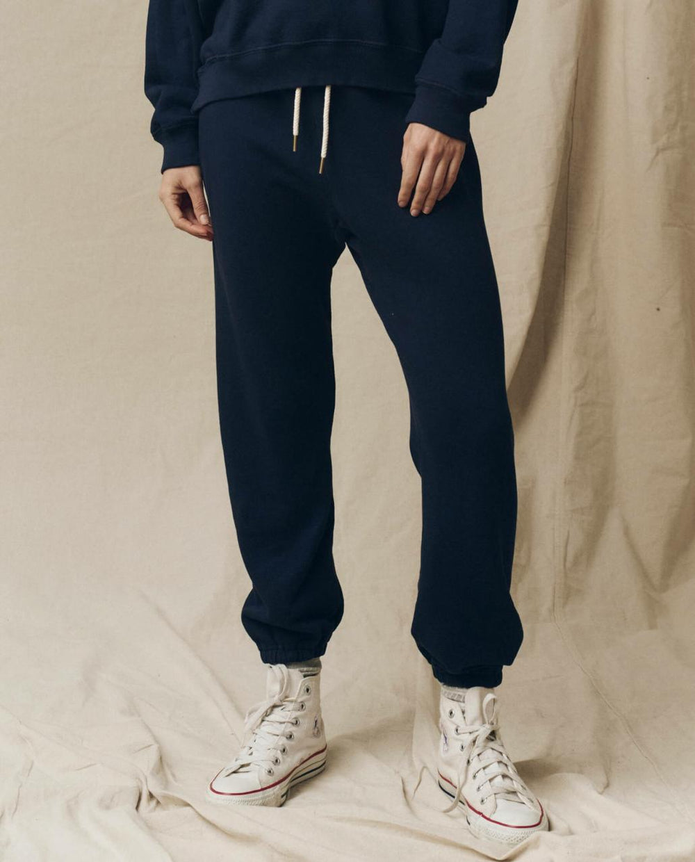 The Great. Sweatpants | The Stadium Sweatpant. Solid True Navy - Women