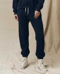 The Great. Sweatpants | The Stadium Sweatpant. Solid True Navy - Women
