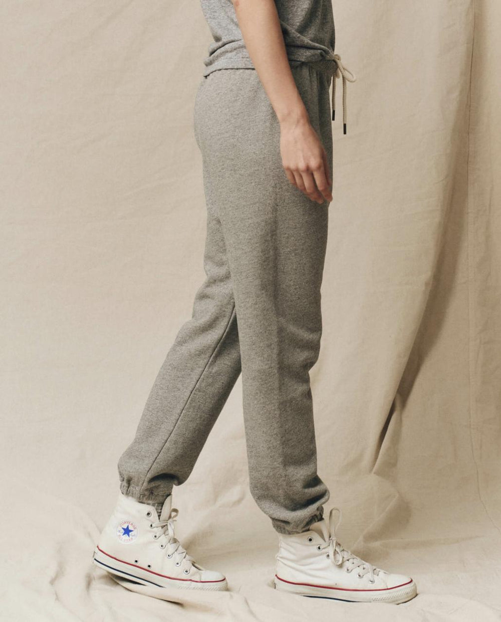 The Great. Sweatpants | The Stadium Sweatpant. Solid Varsity Grey - Women