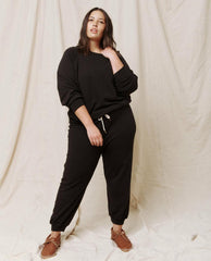 The Great. Sweatshirts | The College Sweatshirt. Almost Black - Women