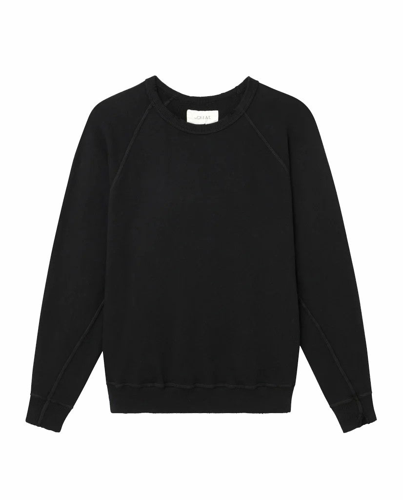 The Great. Sweatshirts | The College Sweatshirt. Almost Black - Women