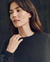 The Great. Sweatshirts | The League Sweatshirt. Almost Black - Women