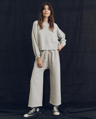 The Great. Sweatshirts | The League Sweatshirt. Lofty Heather Grey - Women