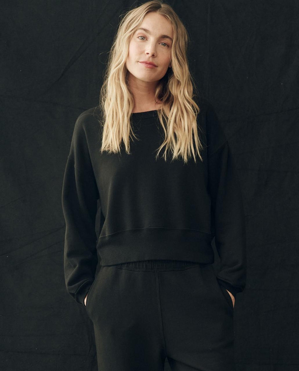 The Great. Sweatshirts | The League Sweatshirt. True Black - Women