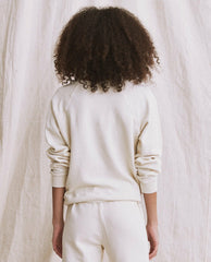The Great. Sweatshirts | The Shrunken Sweatshirt. Washed White - Women