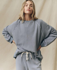 The Great. Sweatshirts | The Slouch Sweatshirt. Solid Big Sky - Women