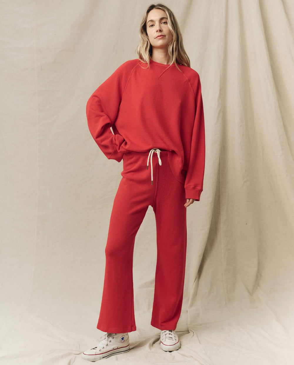 The Great. Sweatshirts | The Slouch Sweatshirt. Solid Campfire - Women