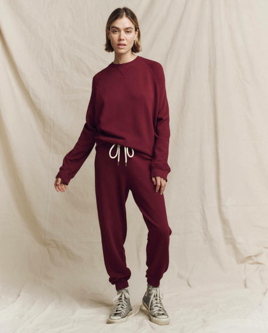 The Great. Sweatshirts | The Slouch Sweatshirt. Solid Plum - Women