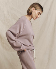 The Great. Sweatshirts | The Slouch Sweatshirt. Solid Quartz - Women