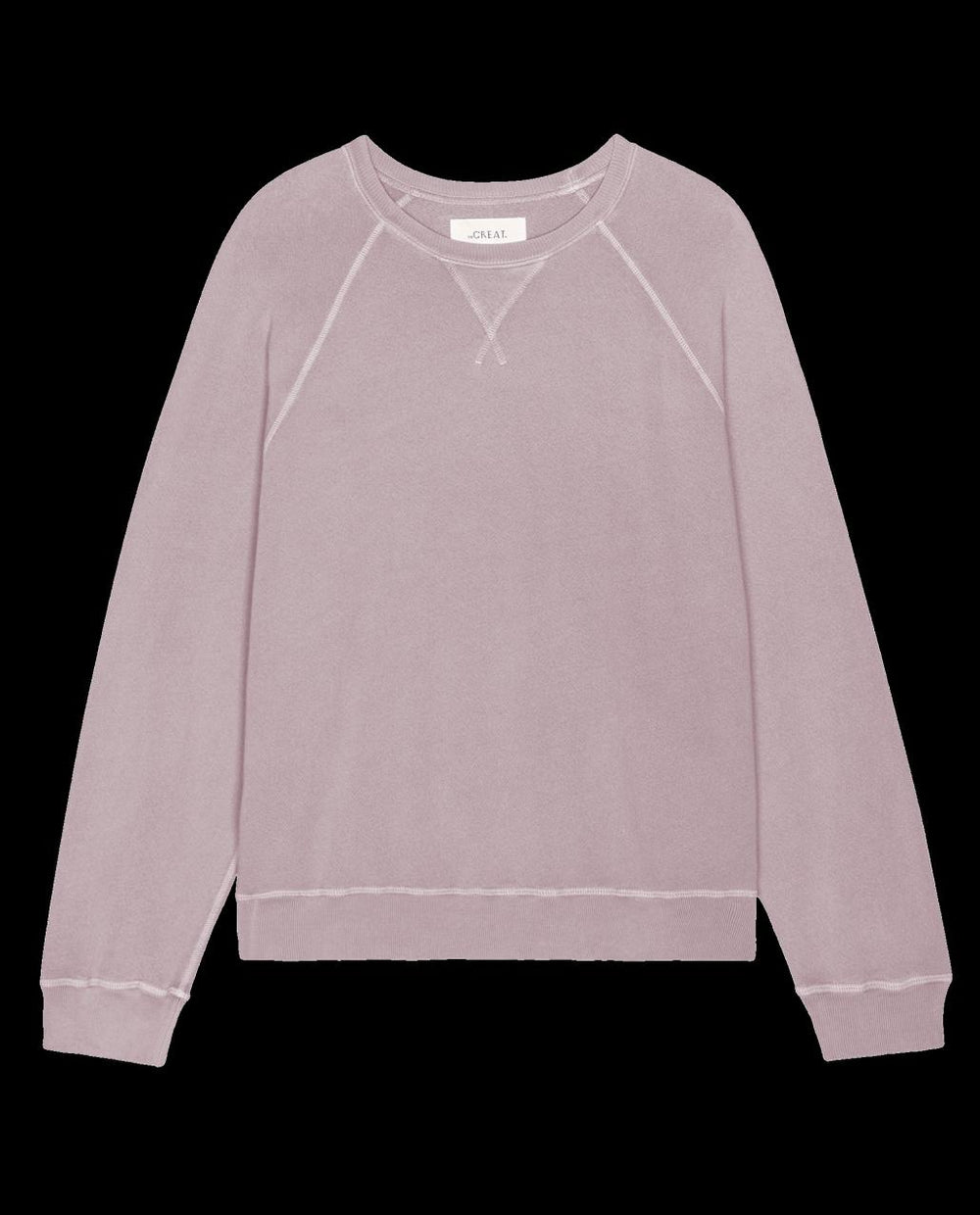 The Great. Sweatshirts | The Slouch Sweatshirt. Solid Quartz - Women