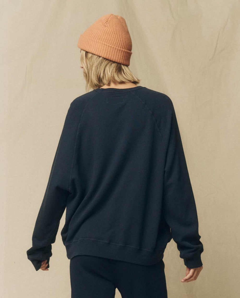 The Great. Sweatshirts | The Slouch Sweatshirt. Solid True Navy - Women
