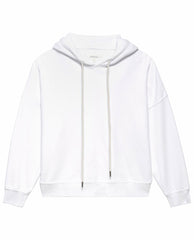 The Great. Sweatshirts | The Teammate Hoodie. Solid True White - Women