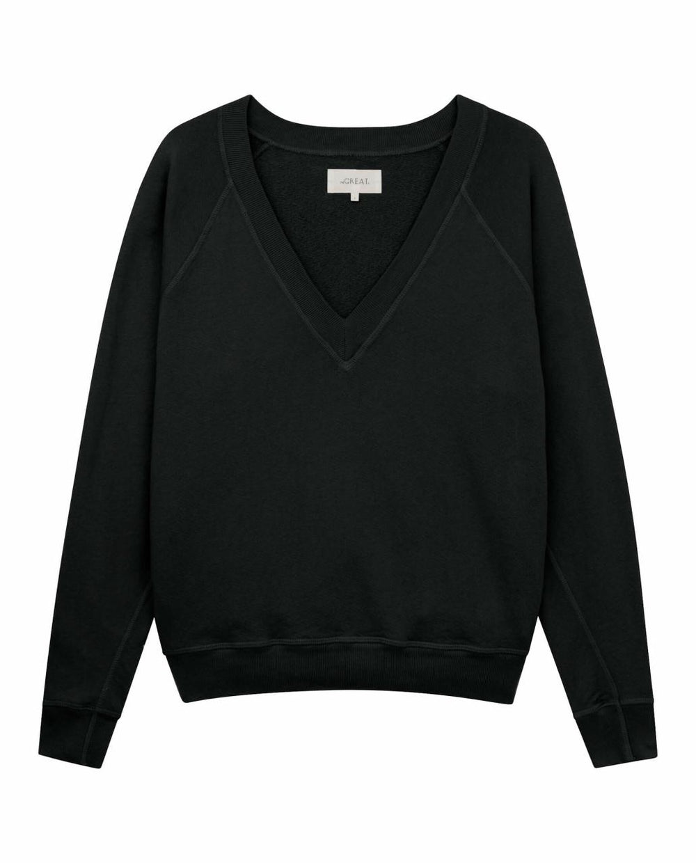 The Great. Sweatshirts | The V Almost Black - Women
