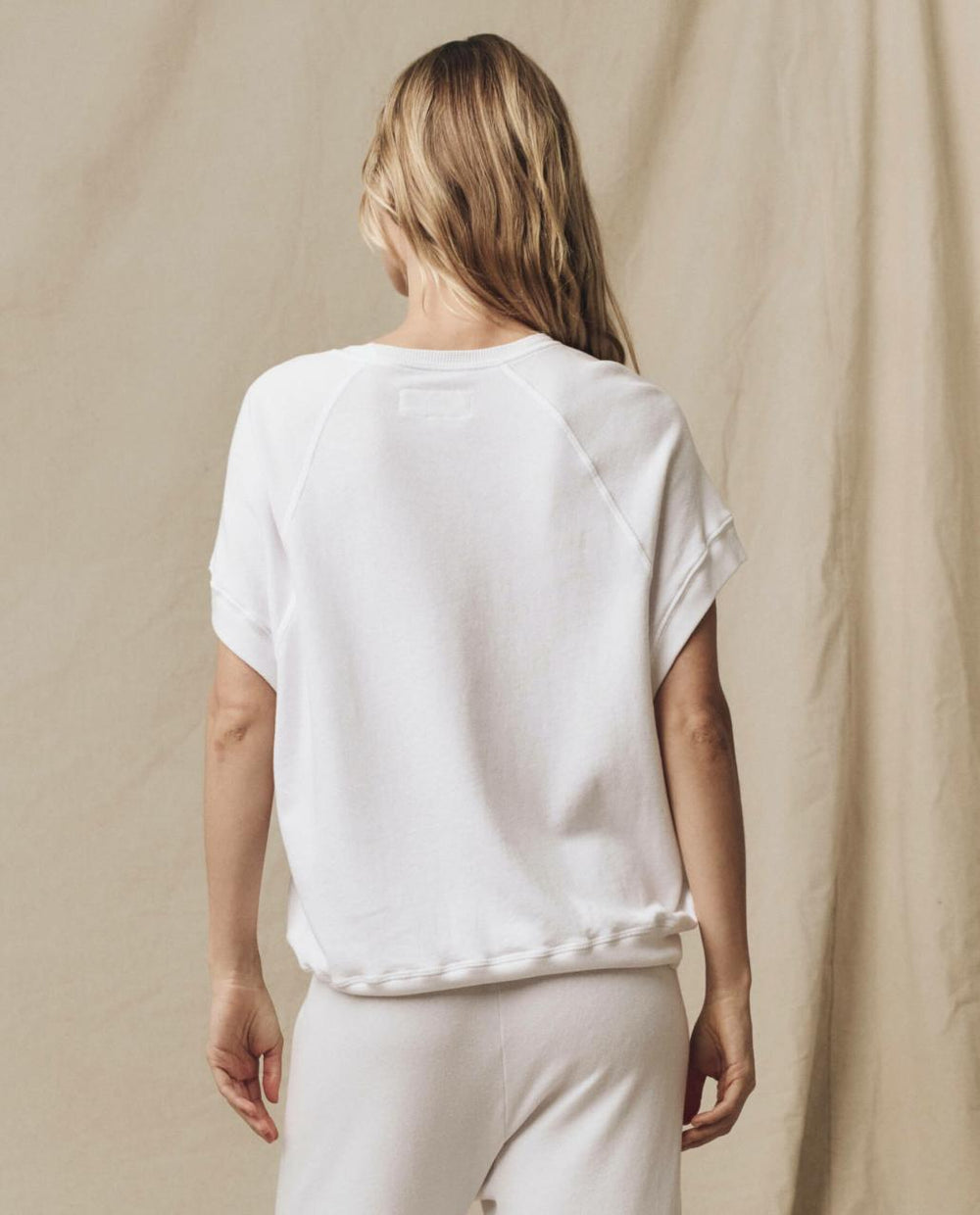 The Great. Sweatshirts | The Wedge Sweatshirt. Solid True White - Women