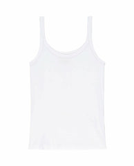 The Great. Tanks | The Slim Tank. Solid True White - Women