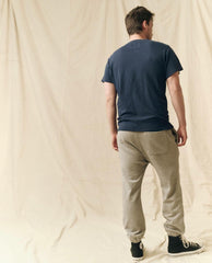 The Great. Tees & Sweats | The Men's Boxy Crew. True Navy - Men