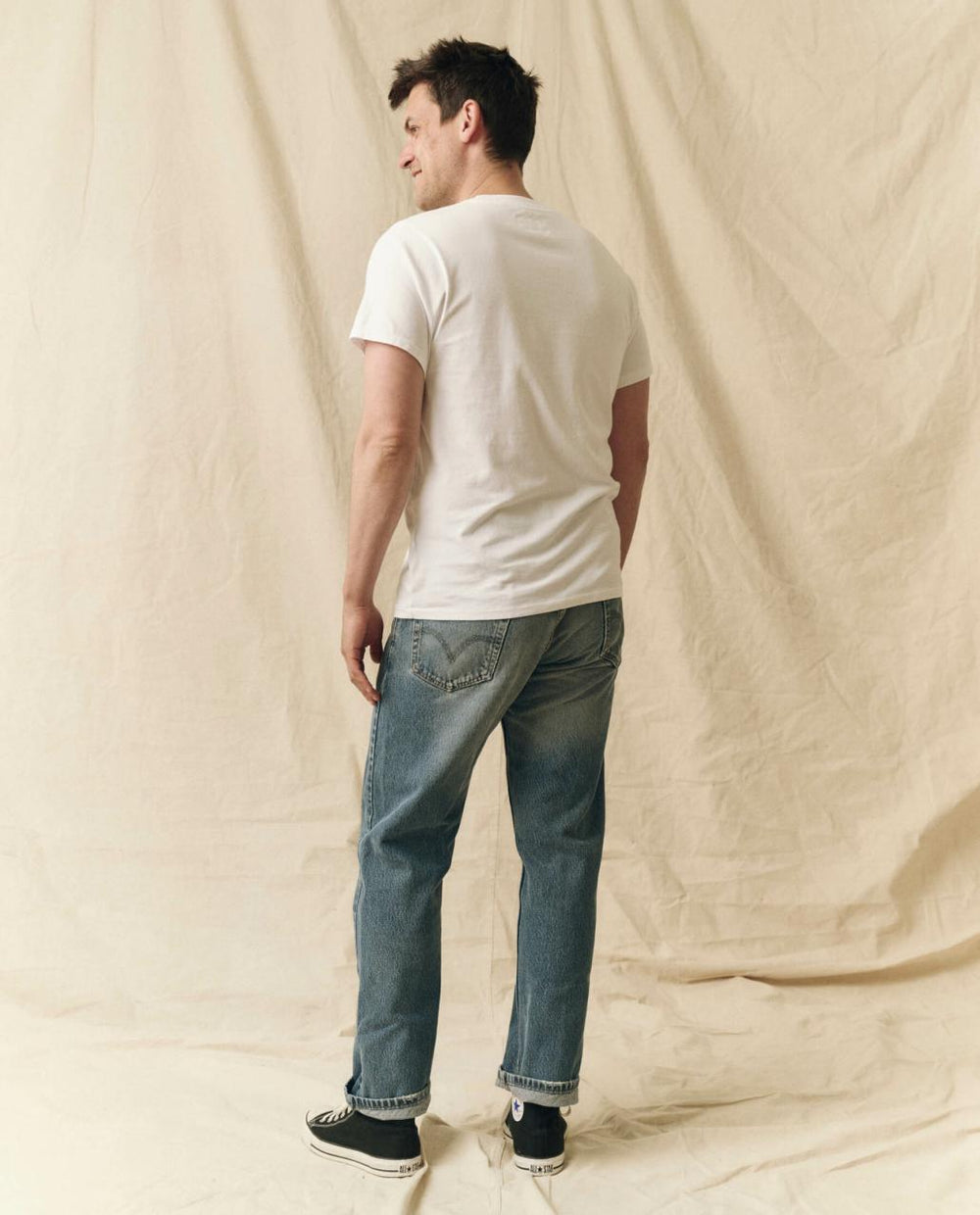 The Great. Tees & Sweats | The Men's Pure Knits Slim Tee. True White - Men