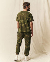The Great. Tees & Sweats | The Men's Stadium Sweatpant. Deep Woods Camo - Men