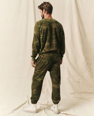 The Great. Tees & Sweats | The Men's Stadium Sweatpant. Deep Woods Camo - Men