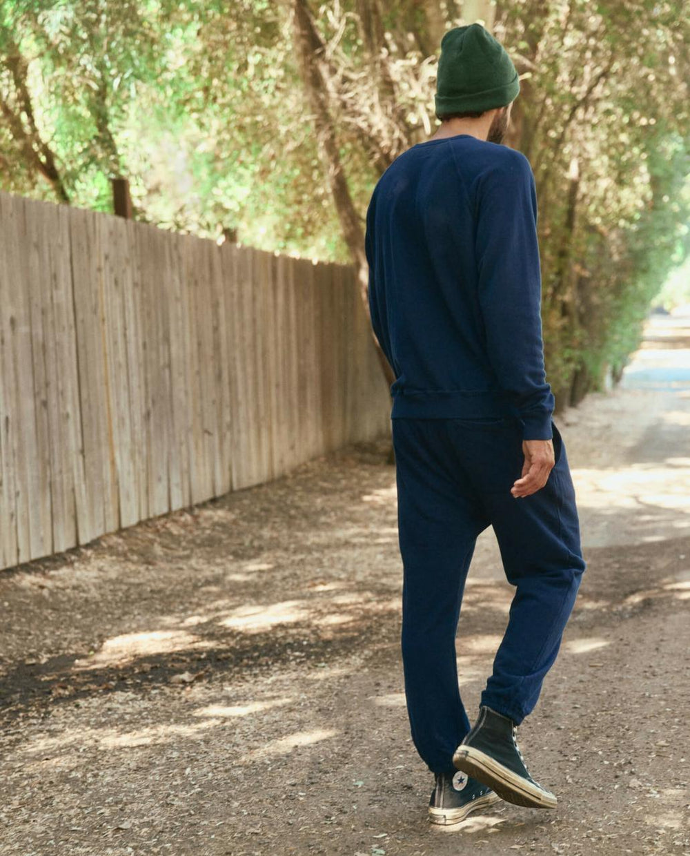 The Great. Tees & Sweats | The Men's Stadium Sweatpant. True Navy - Men