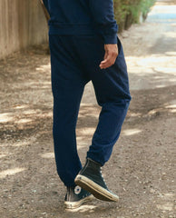 The Great. Tees & Sweats | The Men's Stadium Sweatpant. True Navy - Men