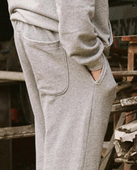 The Great. Tees & Sweats | The Men's Stadium Sweatpant. Varsity Grey - Men