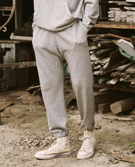 The Great. Tees & Sweats | The Men's Stadium Sweatpant. Varsity Grey - Men