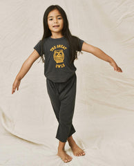 The Great. Tees & Sweats | The Little Boxy Crew. Graphic Navy With Owl Graphic - Kids