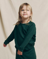 The Great. Tees & Sweats | The Little College Sweatshirt. Solid Pinyon - Kids