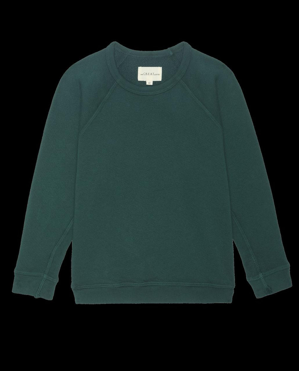 The Great. Tees & Sweats | The Little College Sweatshirt. Solid Pinyon - Kids