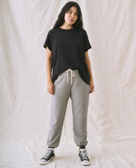 The Great. Tees | The Boxy Crew. Almost Black - Women