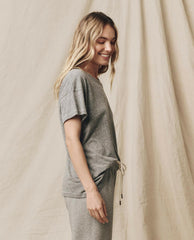 The Great. Tees | The Boxy Crew. Heather Grey - Women