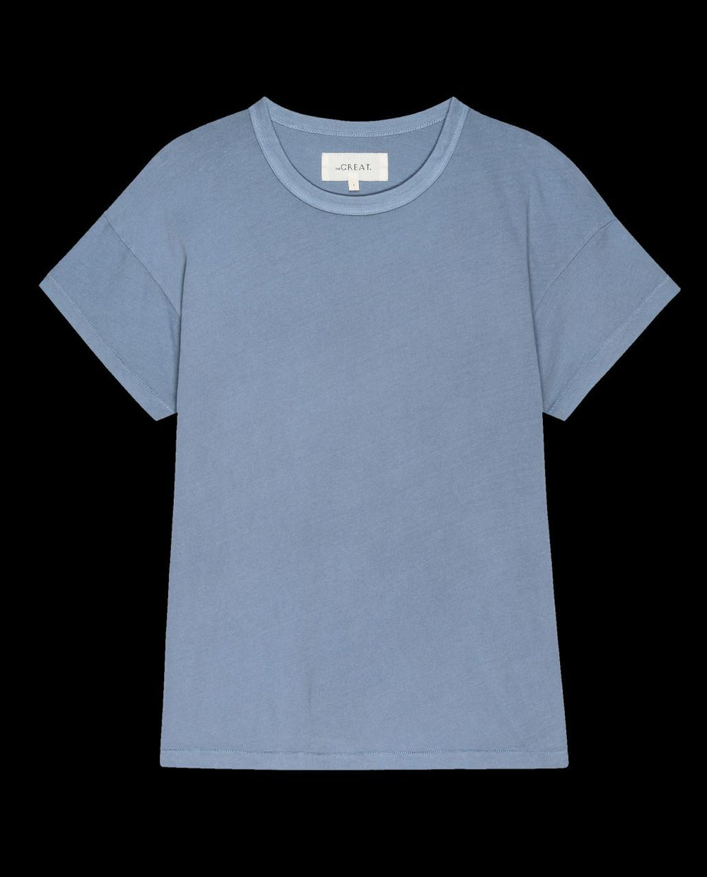 The Great. Tees | The Boxy Crew. Solid Big Sky - Women