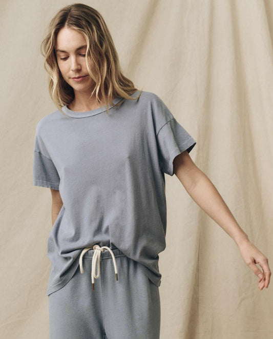 The Great. Tees | The Boxy Crew. Solid Big Sky - Women