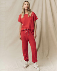 The Great. Tees | The Boxy Crew. Solid Campfire - Women